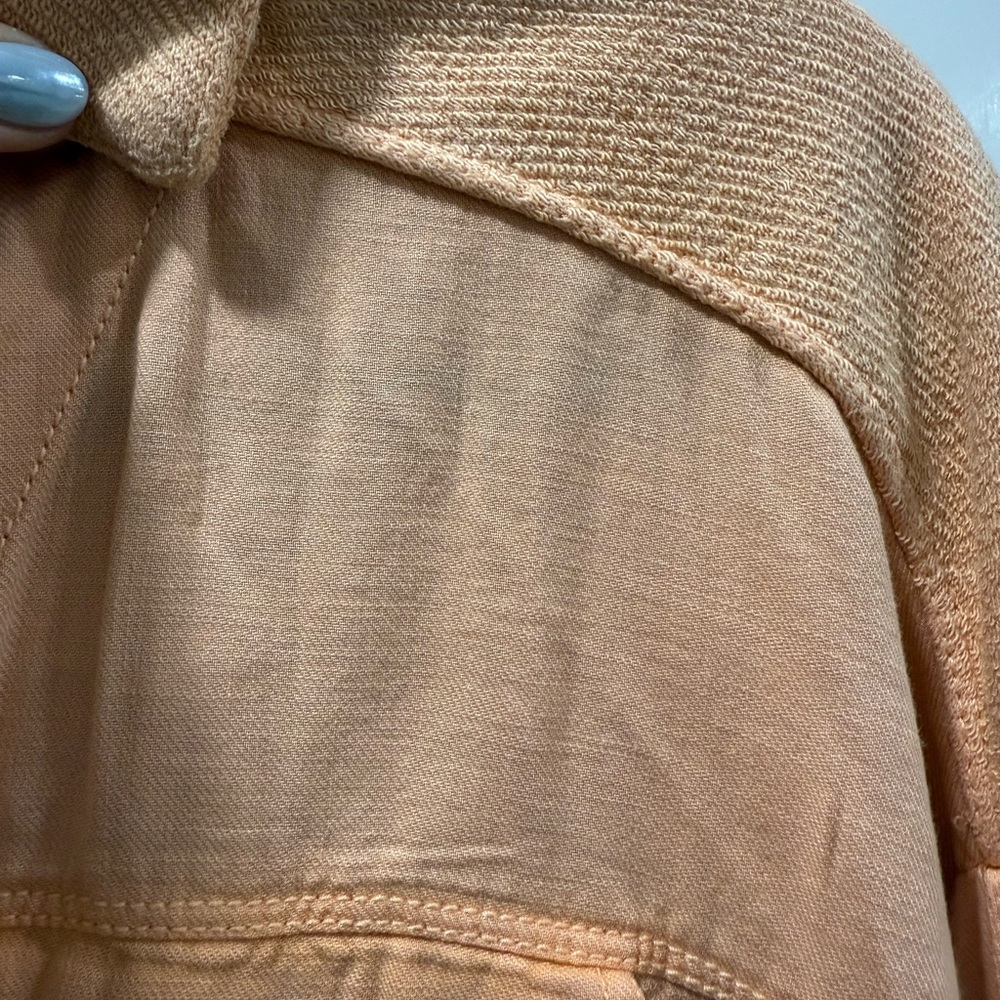 Anthropologie XS PILCRO Stylish Peach Jacket - Picture 9 of 11